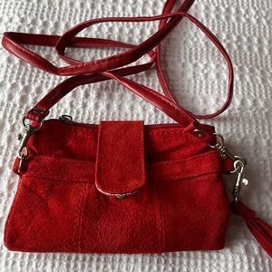 Red crossbody phone/wallet bag